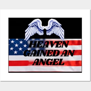 Memorial day design , Heaven gained an Angel Posters and Art